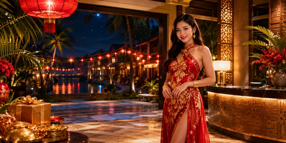 Không gian cá cược đêm sôi động tại Hội An phong cách casino hiện đại