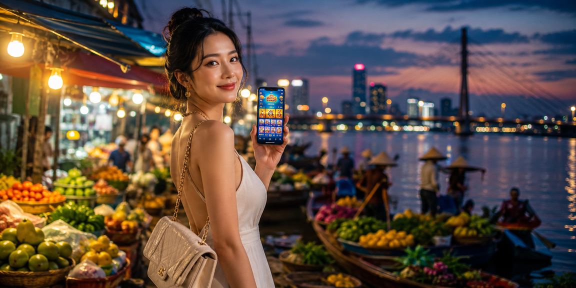 Người chơi tại Sài Gòn truy cập casino trên điện thoại trong không gian hiện đại
