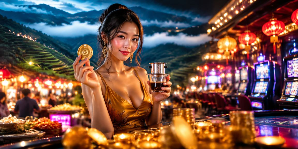 Người dùng tại Sapa thư giãn với cà phê và trải nghiệm cá cược trực tuyến trên điện thoại